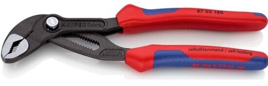 Клещи переставные KNIPEX 8702180 Cobra®, черненые, 180 mm