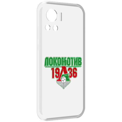 Чехол MyPads ФК локомотив 1936 для Motorola Edge 30 Ultra задняя-панель-накладка-бампер