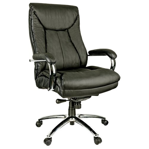 фото Компьютерное кресло helmi hl-e12 congress для руководителя, обивка: натуральная кожа, цвет: черный