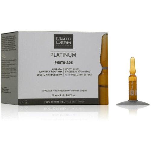 MartiDerm Platinum Photo Age Ampules Коррекция фотостарения для всех типов кожи ампулы 2 мл 30 шт