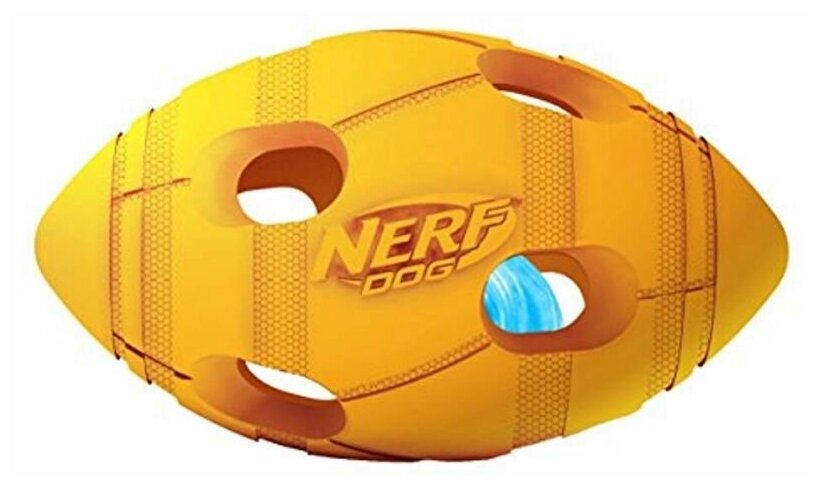 NERF мяч для регби светящийся, 10 см - фотография № 5