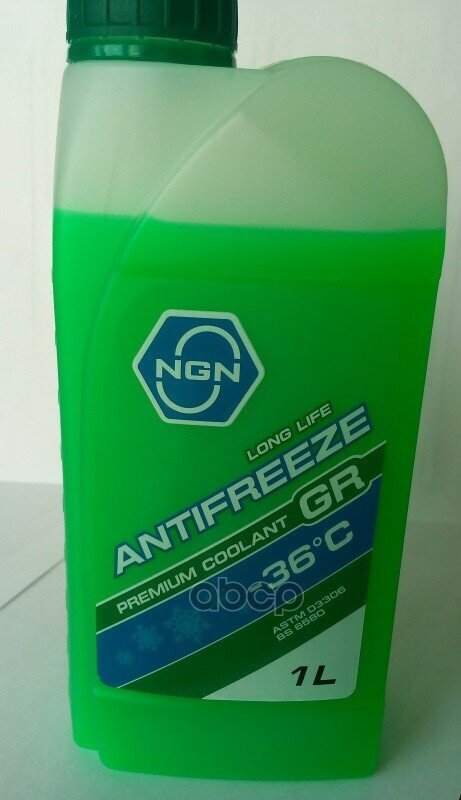 NGN Антифриз GR-36 GREEN ANTIFREEZE 1L