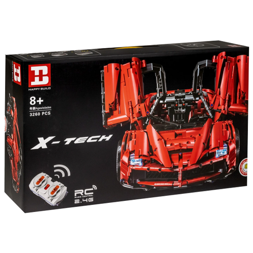 Конструктор Happy Build спорткар Ferrari LaFerrari, 3260 деталей