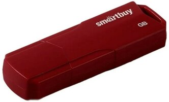 USB Flash накопитель 4Gb SmartBuy Clue Burgundy (SB4GBCLU-BG)
