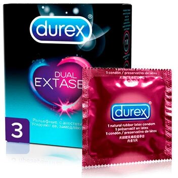 Презервативы Durex Dual Extas рельефные, 3 шт - фото №9