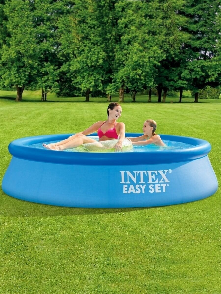 Бассейн INTEX 28108 EASY SET, 244х61см, фильтр-насос 1250л/ч - фотография № 15