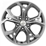 Колесный Диск Khomen Wheels KHW1702 (Camry) 7x17 5x114,3 D60,1 ET45 Gray-FP - изображение