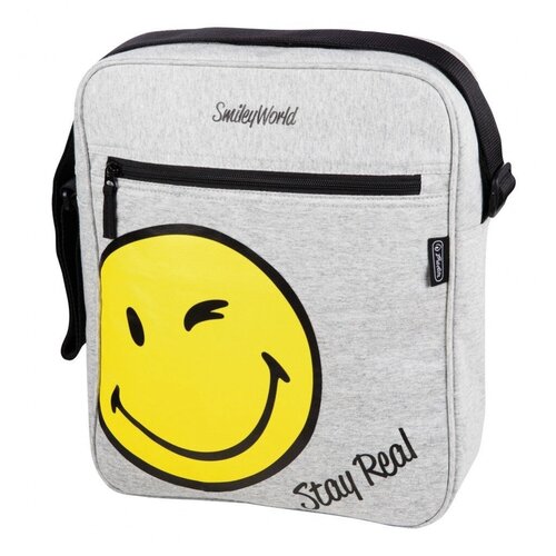 Школьная сумка Herlitz be.bag SmileyWorld Fancy Vintage 11410438 серый