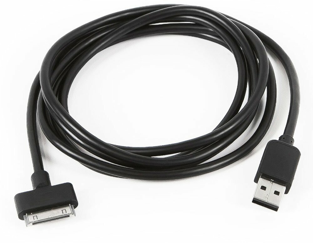 Кабель Gembird Кабель Gembird CC-USB-AP1MB для Apple, 30-pin, черный (1.0м) (ret)