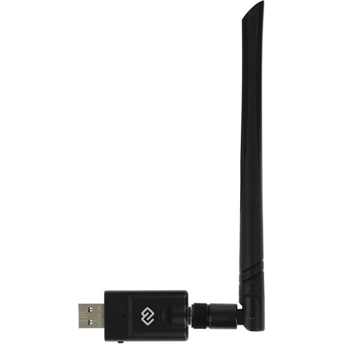 Сетевой адаптер WiFi + Bluetooth Digma USB 3.0 [dwa-bt5-ac1300e] сетевой адаптер wifi bluetooth digma dwa bt5 ac1300e ac1300 usb 3 0 ант внеш съем 1ант упак 1шт