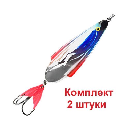 фото Блесна колебалка для рыбалки aqua контакт 60,0mm, вес - 20,0g цвет 06, 2 штуки в комплекте