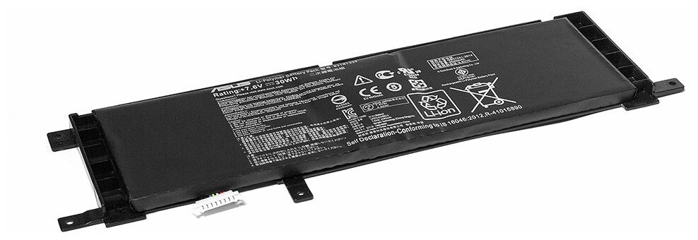 Аккумулятор для ноутбука Asus X453MA, X553MA Series. 7.6V 4040mAh PN: 0B200-00840200, B21N1329