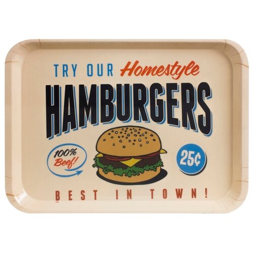 Поднос Balvi Best Hamburgers 25939