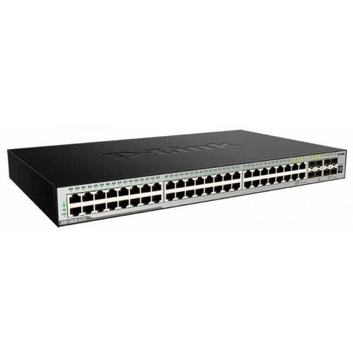 Коммутатор D-Link DGS-3630-52TCA2ASI L3 44x1Гбитс 4xКомбо1000BASE-TSFP 4xКомбо10GBase-TSFP 4SFP управляемый 310123₽