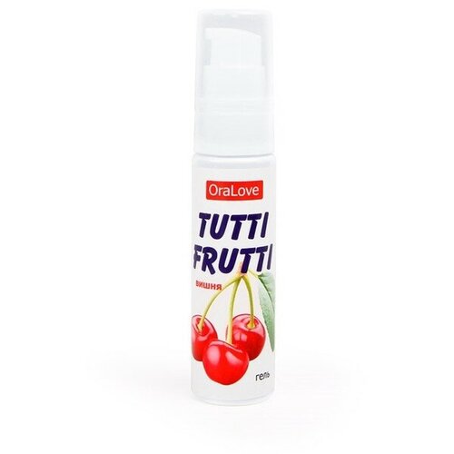 Гель-смазка TUTTI-FRUTTI OraLove Вишня, на водной основе, съедобная, 30 мл спрей ffem super spray 50 мл tutti frutti