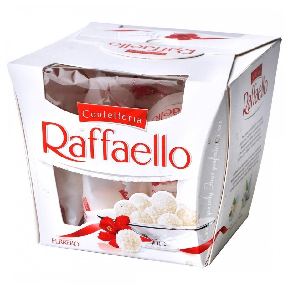 Конфеты Raffaello 150 гр набор 6 упаковок - фотография № 3
