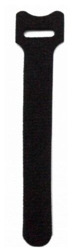 Hyperline WASN-310-BK-10 Хомут для кабеля, липучка с мягкой застежкой, 310x14 мм, черный (10 шт.) - фотография № 2