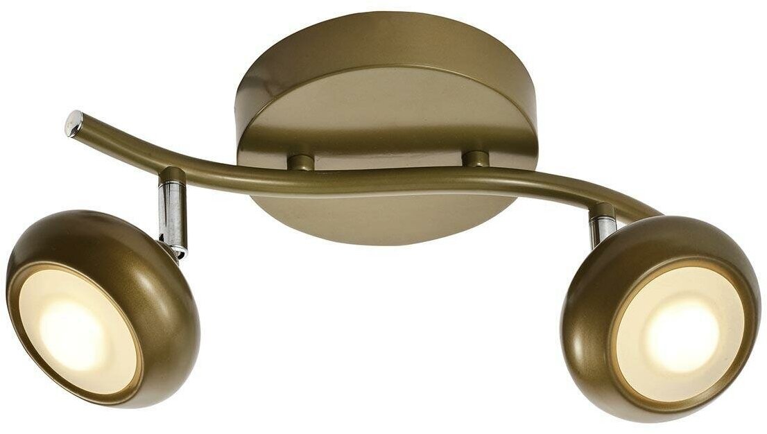 Светодиодный спот Toplight Carissa TL1244Y 02SG  цвет Золото Золото  материал Металл Пластик