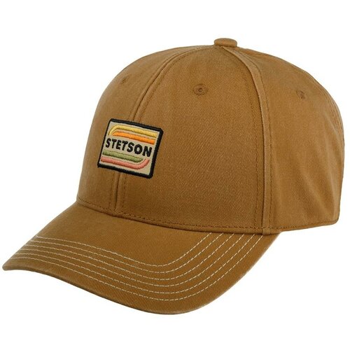 фото Бейсболка stetson, размер onesize, коричневый