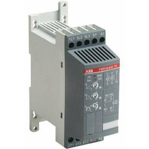 ABB Софтстартер PSR3-600-70 1.5кВт 400В (100-240В AC) ABB 1SFA896103R7000 устройство плавного пуска 4kw 400в 100 240в ac psr9 600 70 код 1sfa896105r7000 abb 1шт