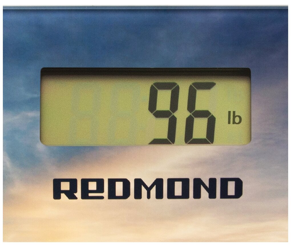 Напольные весы REDMOND , до 180кг, цвет: рисунок/причал - фото №6