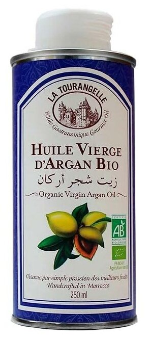 Масло La Tourangelle аргановое нерафинированное органическое "Organic Virgin Argan Oil", 250 мл, 1шт