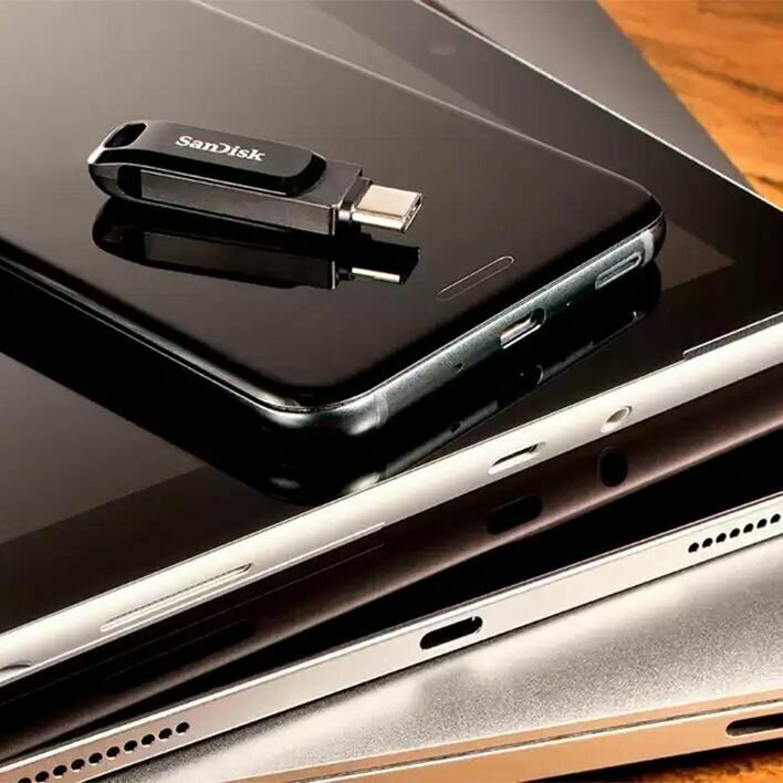 Флешка USB SANDISK Ultra Dual Drive Go 512ГБ, USB3.1, черный [sdddc3-512g-g46] - фото №7
