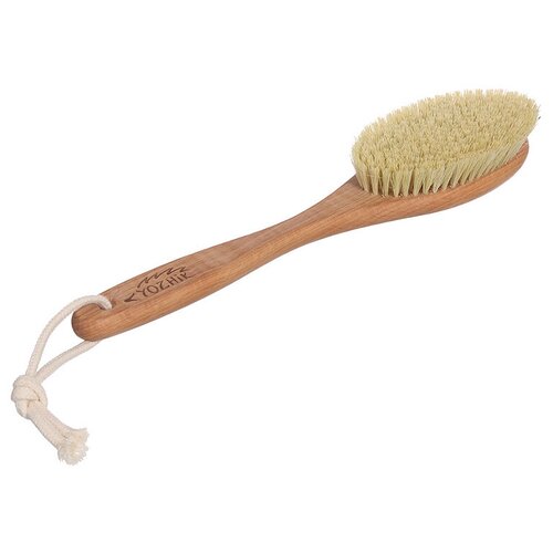 Yozhik Щетка для сухого массажа, класс XL компакт, из тампико (500) бежевый