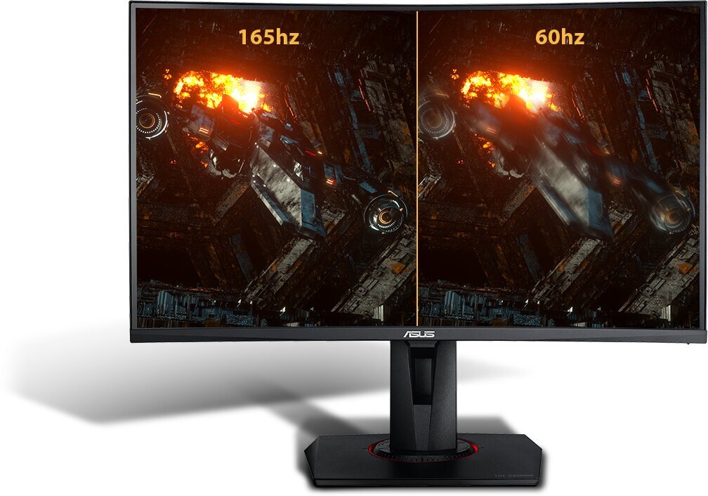 Монитор Asus 27" TUF Gaming VG27WQ 2560x1440 VA Curved R1500 165Гц 1ms 400кд/м2 FreeSync Premium HDMI DisplayPort