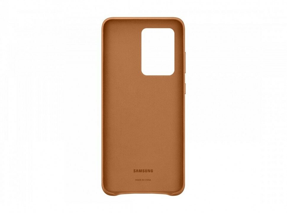 Чехол (клип-кейс) SAMSUNG Leather Cover, для Samsung Galaxy S20 Ultra, серебристый [ef-vg988lsegru] - фото №6