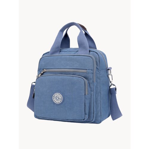 Рюкзак Zhuo Cool, полиэстер, женский, монохромный, дымчато-серый