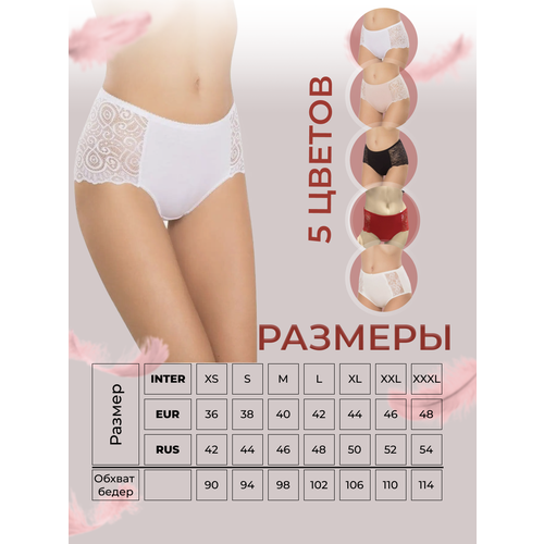 Трусы Линеж, размер 52, белый