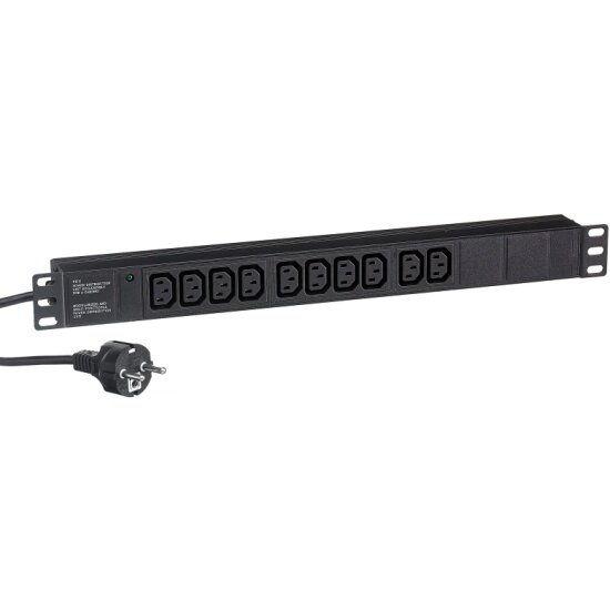 Блок розеток Exegate ServerPro PDU-19H005 10шт 1U 19" 3 м