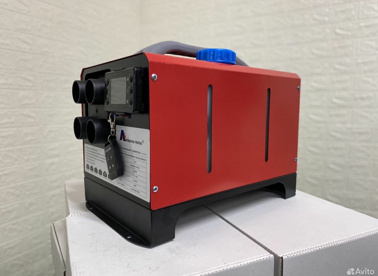 Автономный отопитель дизельный переносной 5 кВт 12/24в