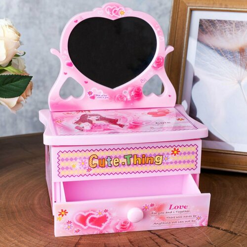 Шкатулка музыкальная 20х16х10 см, для девочки