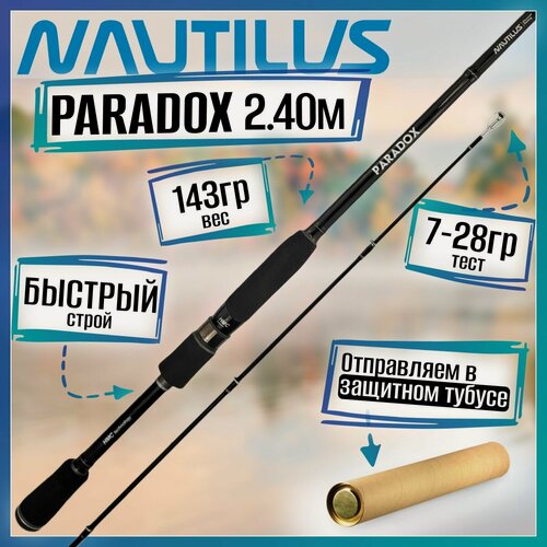 Изображение товара Спиннинг для рыбалки Nautilus PARADOX PDS-802MMH 2.40м 7-28гр