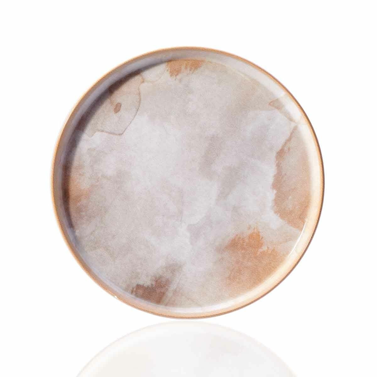 Фарфоровая тарелка сервировочная