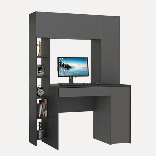 Изображение товара Стол компьютерный Моби Комфорт 12.71 цвет антрацит/тёмно-серый