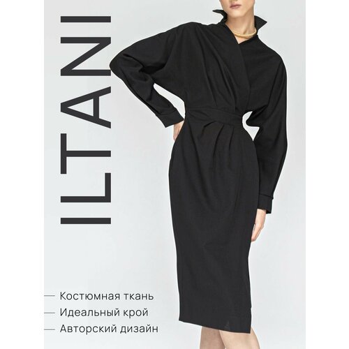 фото Платье iltani осень-зима 2024, размер s, черный