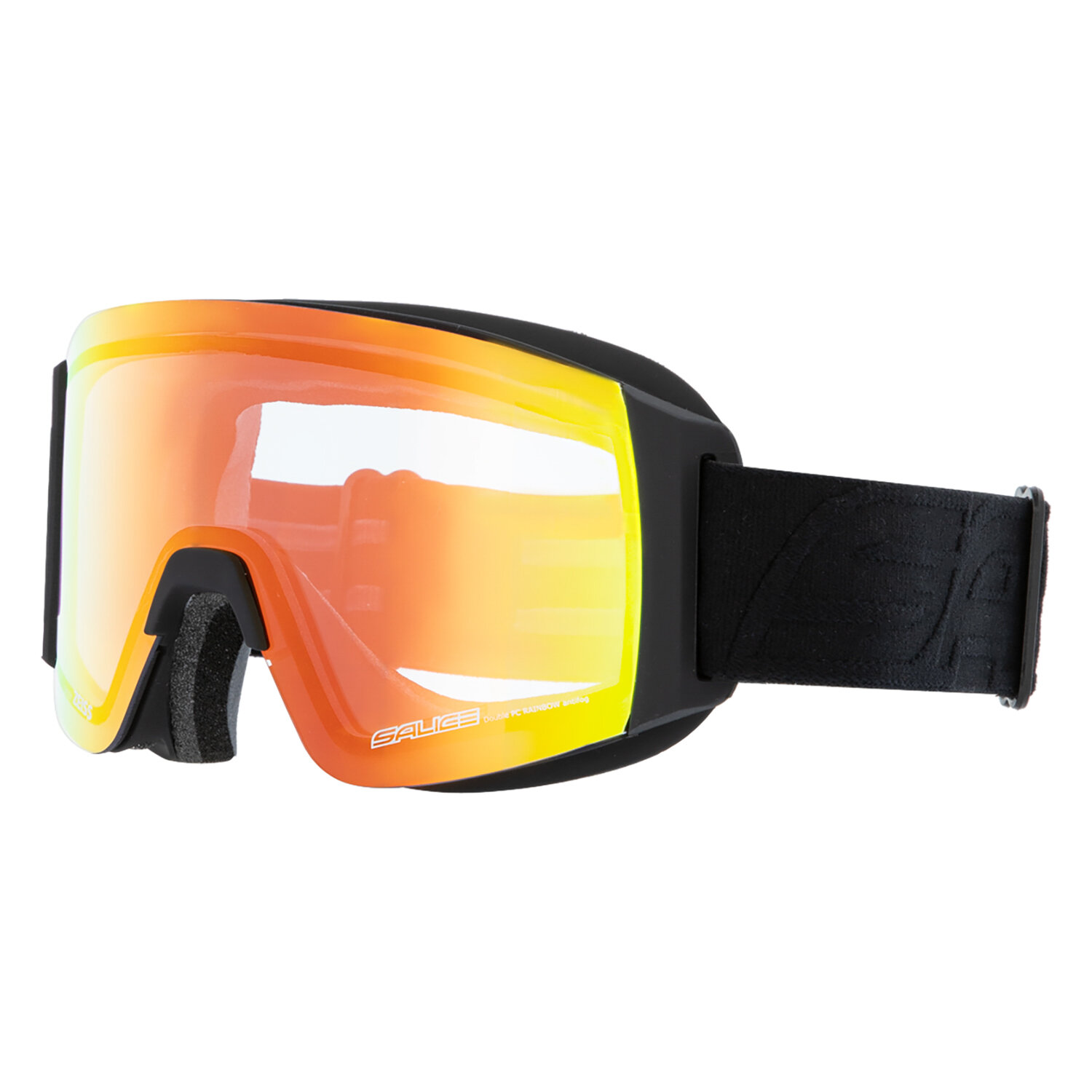 Маска горнолыжная Salice 105DARWF Black/Darw Clear S1