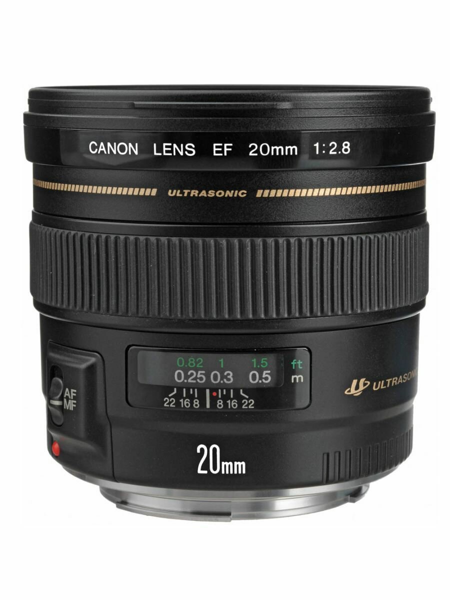 Объектив Canon EF 20mm f/2.8 USM — купить по низкой цене на Яндекс