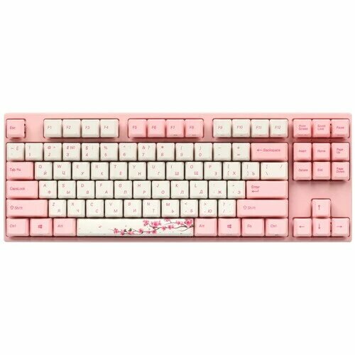 Клавиатура проводная Varmilo VEM87 Sakura A33A042B0A3A06A036D механическая Varmilo EC V2 Rose к 35097₽