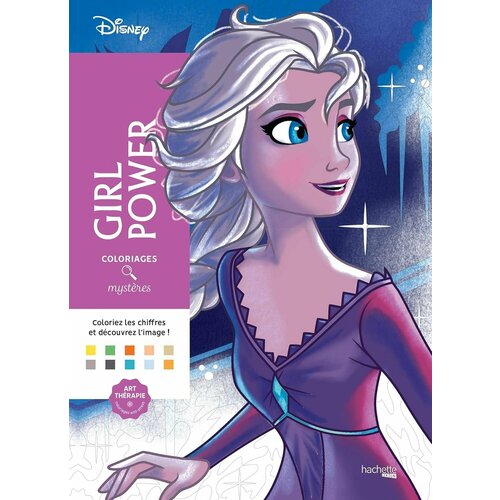 Раскраска по номерам Coloriages mysteres Disney - Girl Power, 128стр. - 2019461552
