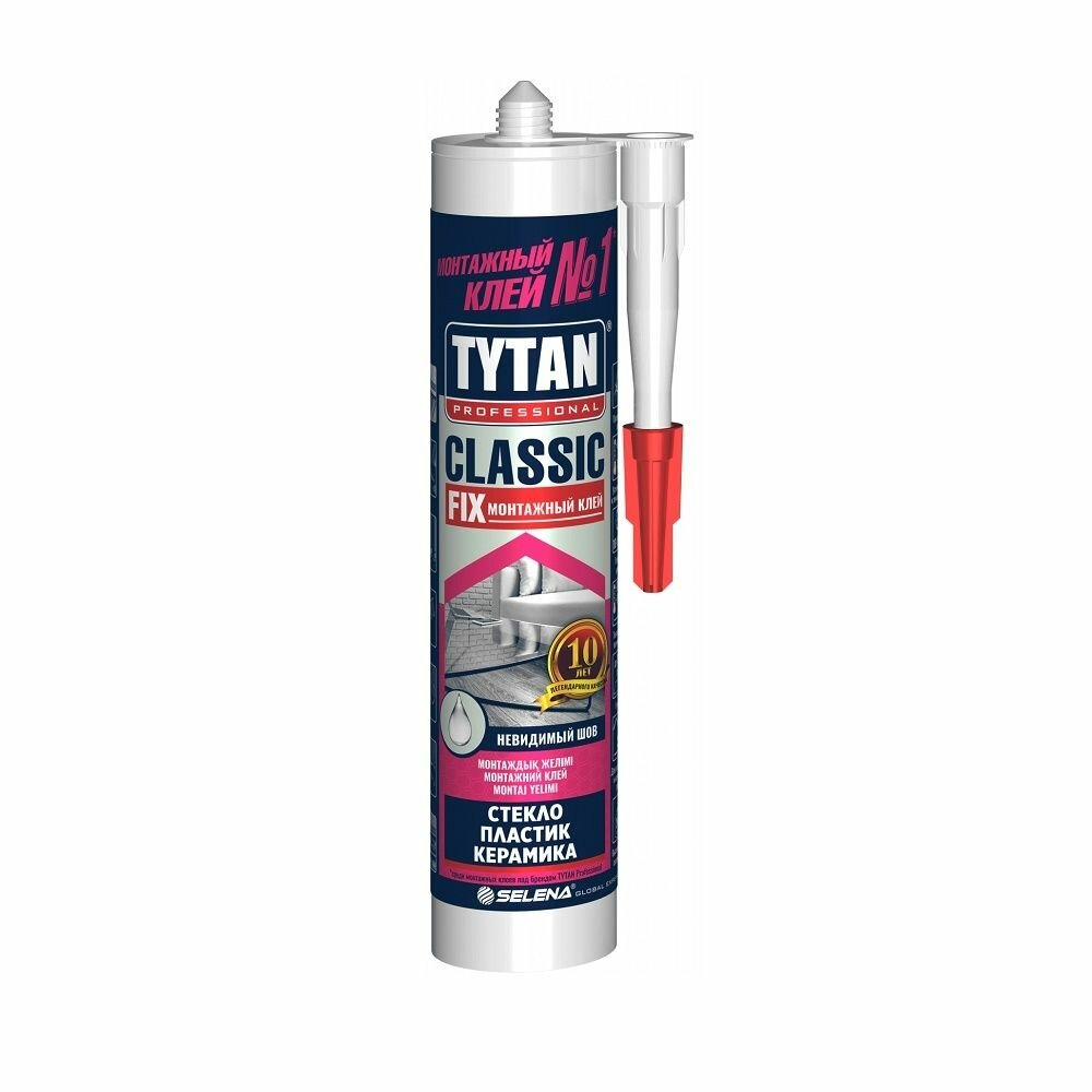 Клей монтажный Tytan Professional Classic Fix прозрачный (310мл)