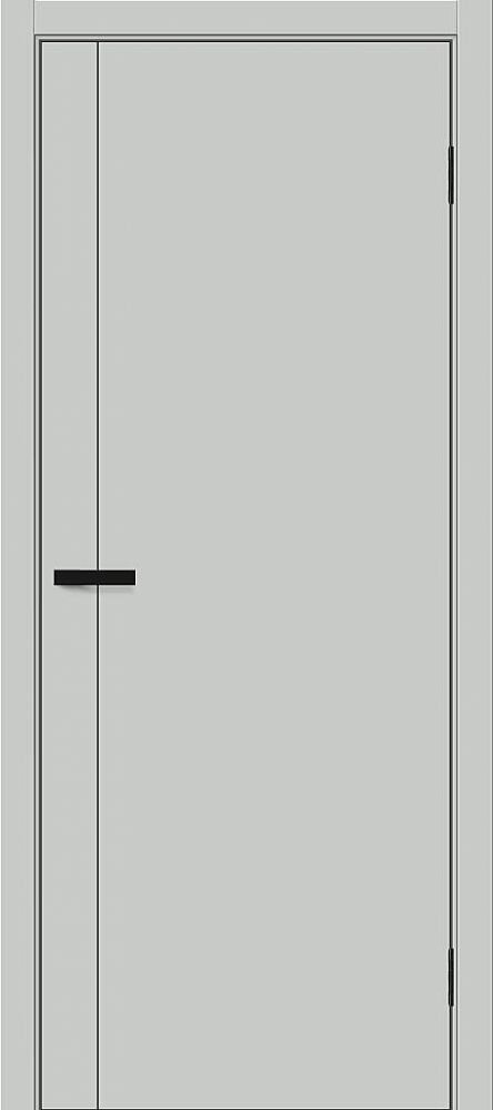 Межкомнатная Дверь ПЭТ Bravo Браво-0.10 П Grey Silk 700х2000мм (полотно 1шт) / Браво.
