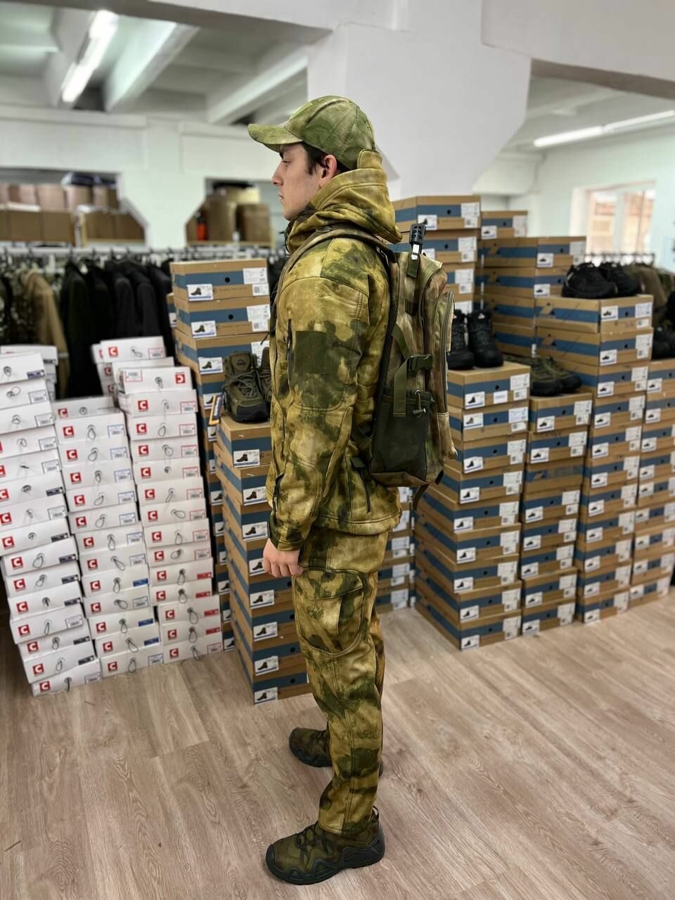 Тактический костюм софтшелл мох — фото 1