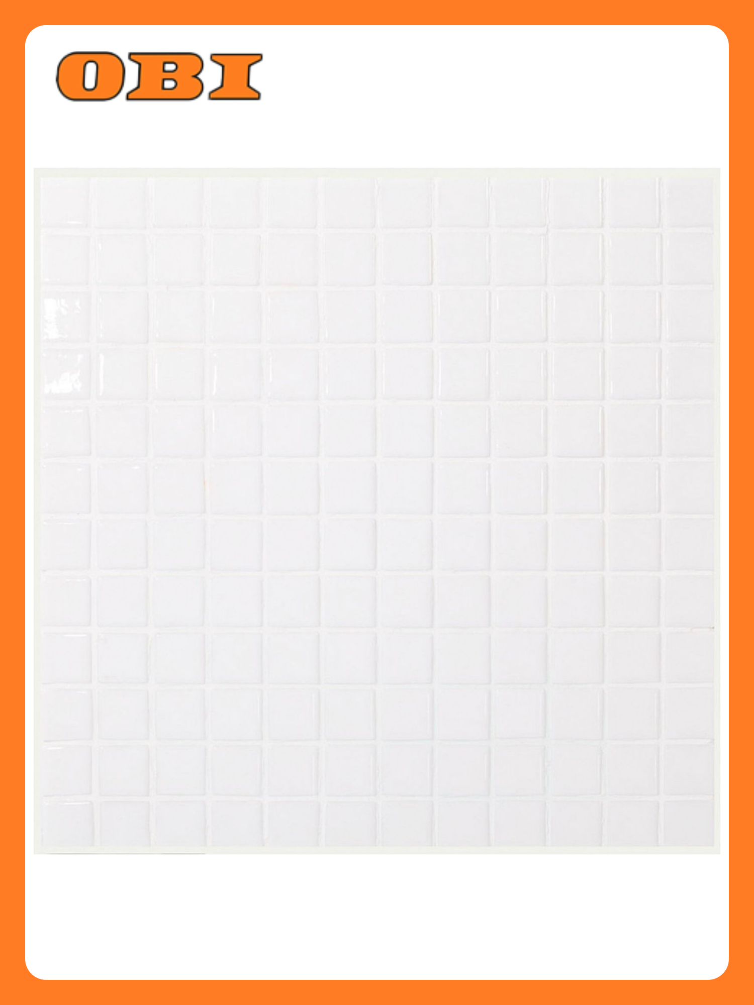 Стеклянная мозаика VIDREPUR Colors белая 317х317 см глянцевая 1шт