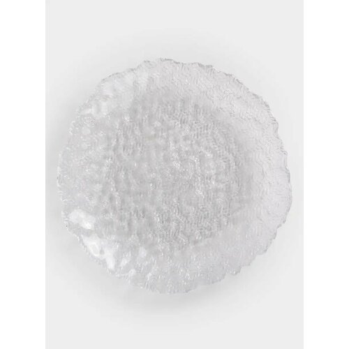 Тарелка обеденная 26 см стекло Р Ripples 979₽