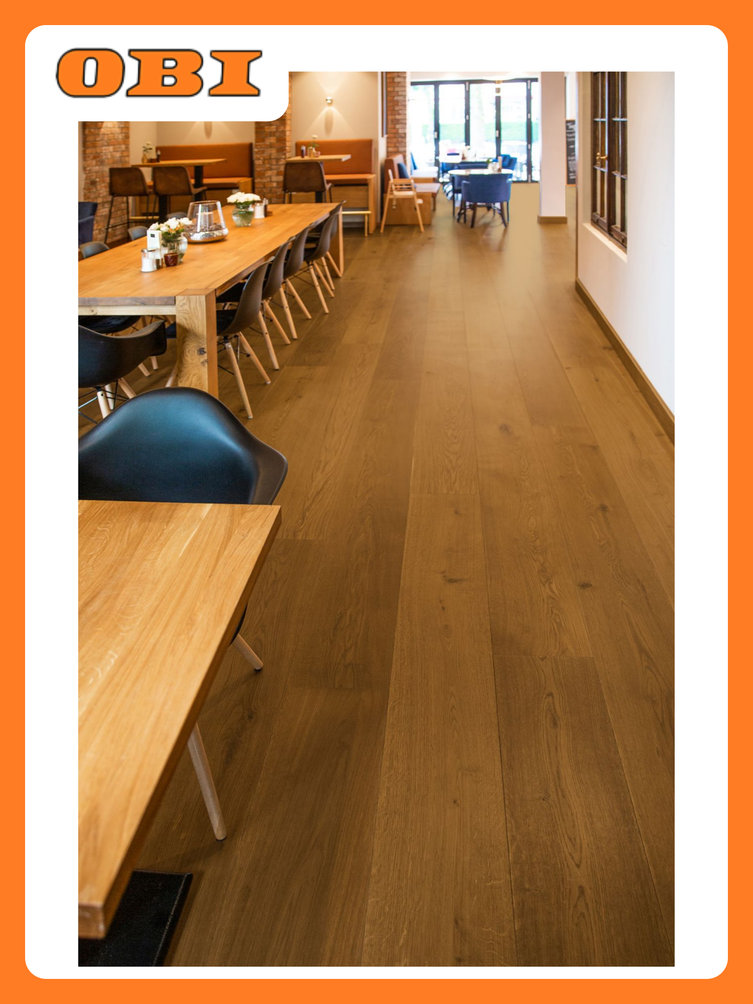 Инженерная доска PFKS Дуб CACAO однополосная 12 мм 072 кв. м