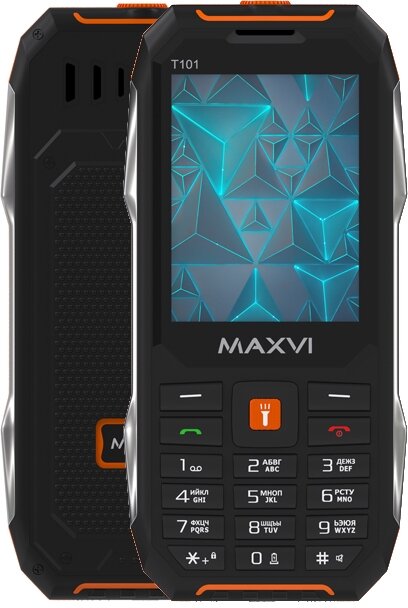 Мобильный телефон Maxvi T101 Оранжевый